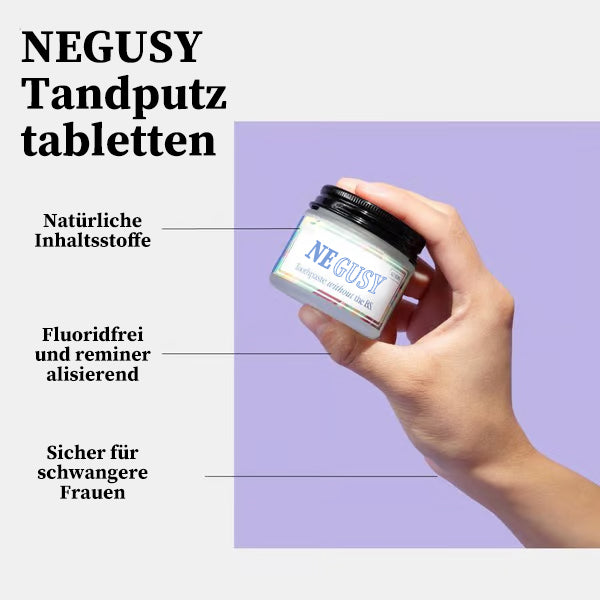 💥Heute 49% Rabatt💥NEGUSY ZAHNPASTATABLETTEN