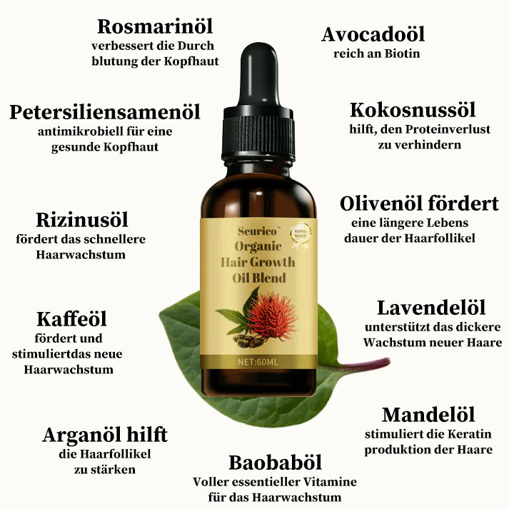 🌿 Natürliches Haarwachstumsöl