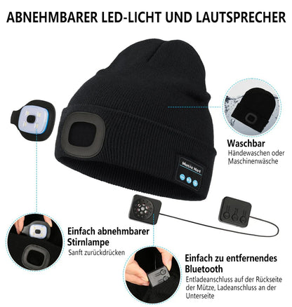 🎄FRÜHER WEIHNACHTSVERKAUF 49% RABATT🎅3-in-1 Funktion Bluetooth Mütze