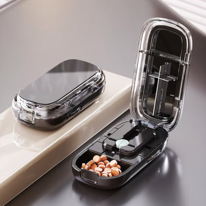 Verstellbarer Tablettenschneider und -teiler für mehrere Tabletten