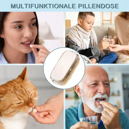 Verstellbarer Tablettenschneider und -teiler für mehrere Tabletten