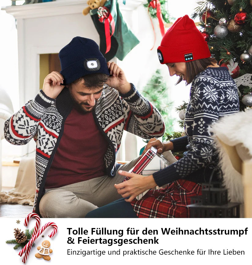 🎄FRÜHER WEIHNACHTSVERKAUF 49% RABATT🎅3-in-1 Funktion Bluetooth Mütze