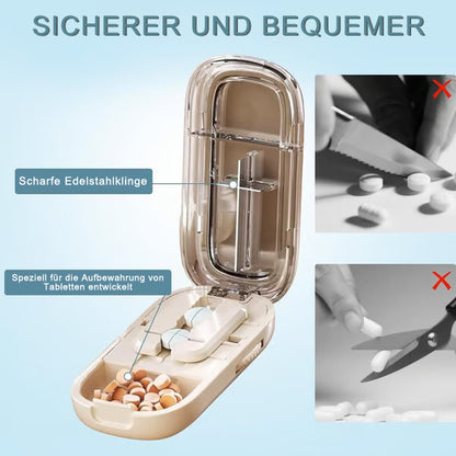 Verstellbarer Tablettenschneider und -teiler für mehrere Tabletten