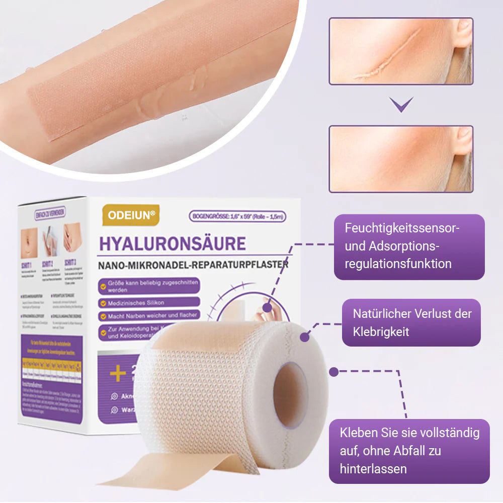 ✅Offizieller Shop |ODEIUN® Hyaluronsäure-Nano-Mikronadel-Reparaturpflaster✴️